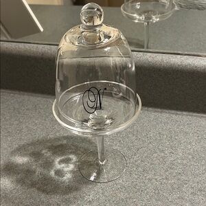 Elegant Glass Cloche with Stand